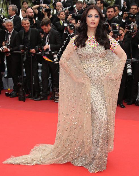 مدل لباس آیشواریا رای Aishwarya Rai در سومین روز جشنواره کن Cannes 2016