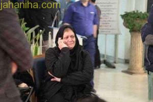عکس گریستن همسر منصور حیدری در بیمارستان,همسر منصور پورحیدری,جهانی‌ها