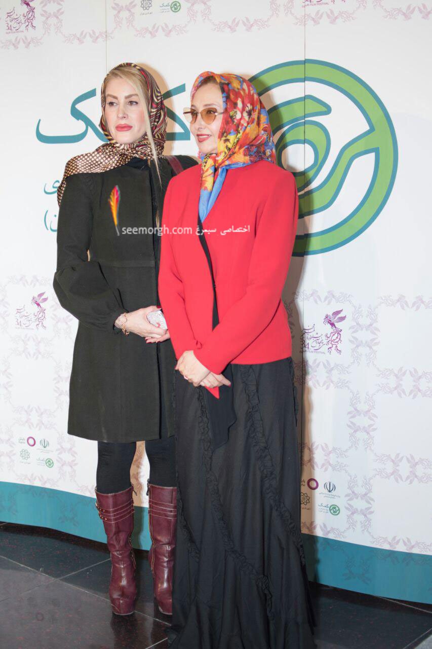 مدل لباس کتایون ریاحی در دومین روز سی و چهارمین جشنواره فیلم فجر