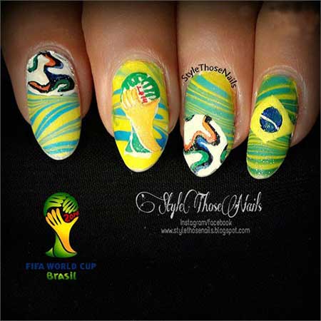 ,ناخن طراحی,جام جهانی,برزیل 2014,[categoriy]