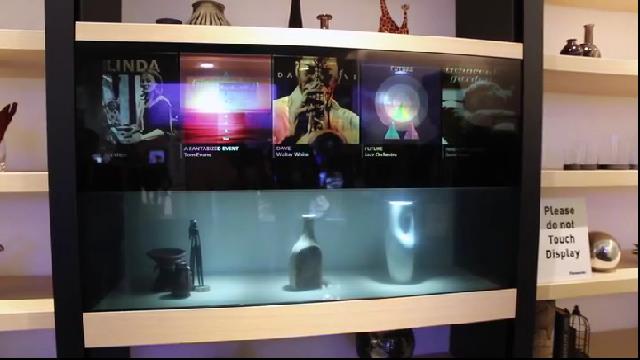 پاناسونیک از نمونه اولیه تلویزیونی با نمایشگر شفاف پرده برداشت