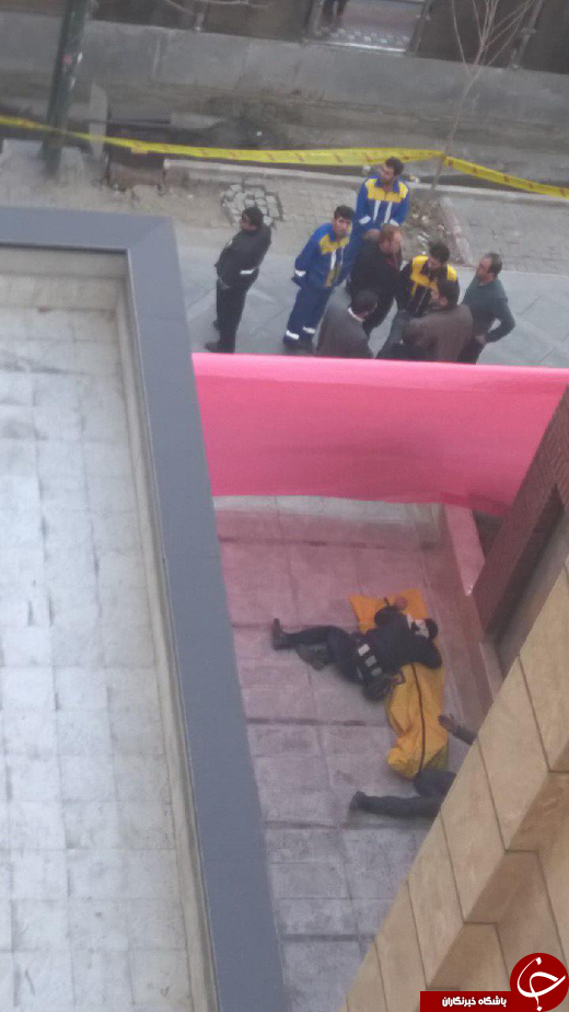 فیلم/ جان باختن یک نفر در اثر سقوط آسانسور 