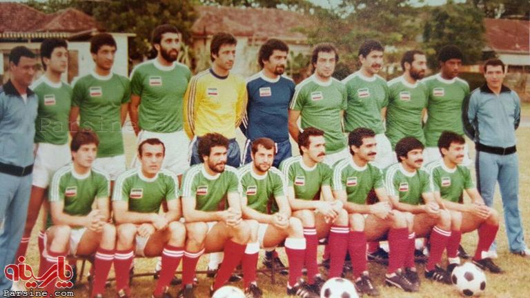 عکس/ تصویری از تیم ملی فوتبال ایران در اوایل دهه شصت