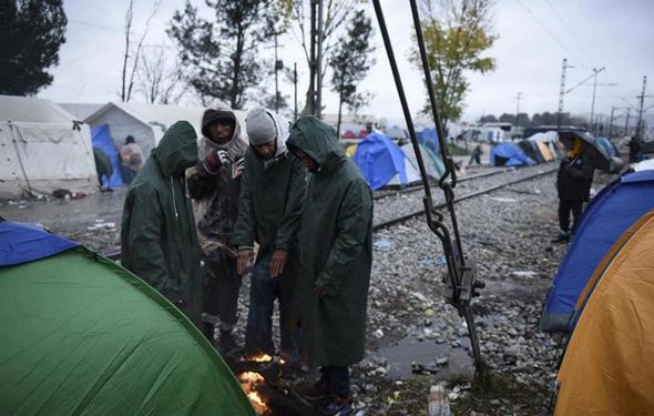 تصاویر : وضعیت پناهجویان ایرانی در مقدونیه