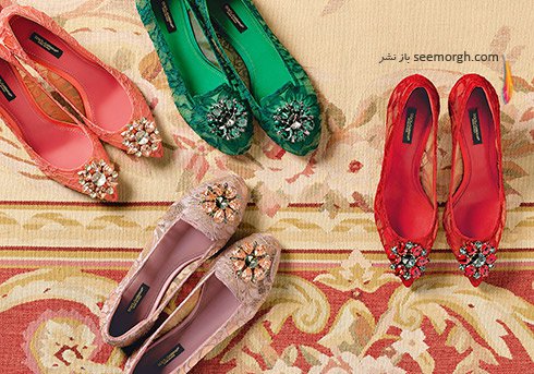 کفش اسپرت زنانه رنگی دی اند جی D&G برای پاییز 2015