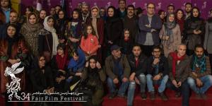 عوامل فیلم «دختر» روی فرش قرمز کاخ جشنواره فجر