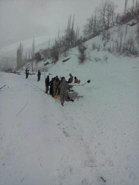 بهمن 94- بارش برف در شهرستان کامیاران- استان کردستان- صالح احمدی