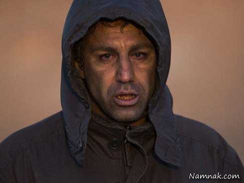 تنابنده در لامپ 100 ، عکس ، گریم محسن تنابنده