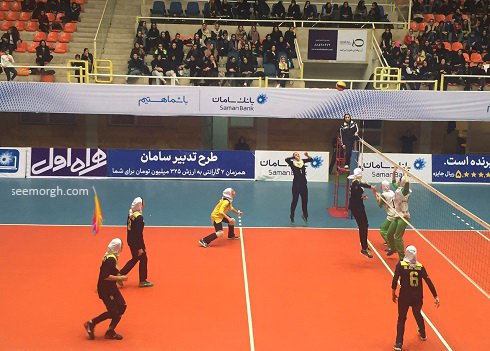 عکس والیبال گاز تهران و ذوب آهن اصفهان