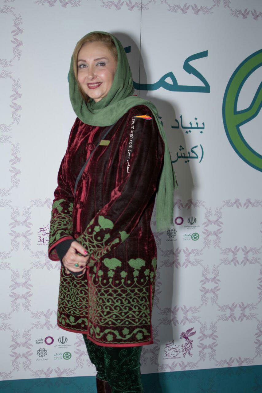 مدل لباس کتایون ریاحی در اولین روز سی و چهارمین جشنواره فیلم فجر