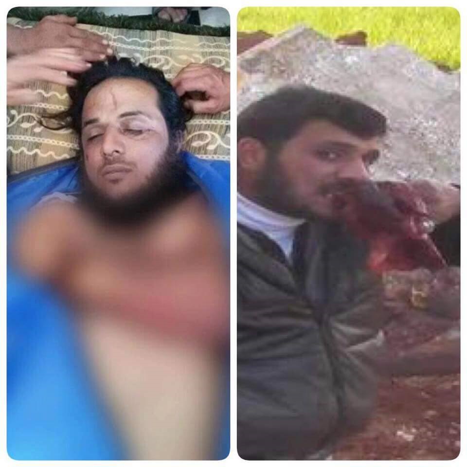  تروریستی که جگر سرباز سوری را خورد، کشته شد