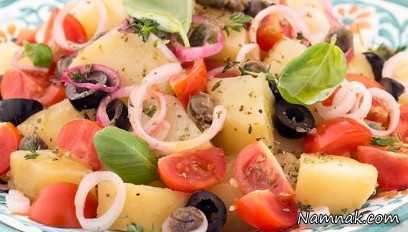 طرز تهیه سالاد پانتسکا ، Pantesca Salad ، سالاد های خوشمزه