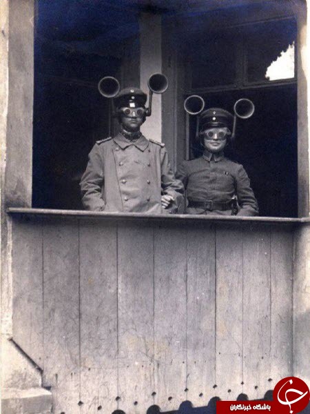 عکس/ پیدا کننده های صدا در جنگ جهانی اول!