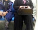 حجاب جنجالی یک زن در متروی تهران!! + عکس