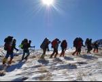 قله دو هزار و 50 متری اسپیناس زیر پای 29 کوهنورد آستارایی