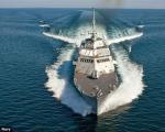 جدیدترین کشتی جنگی نیروی دریایی آمریکا به گل نشست+ تصویر