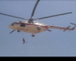 فیلم/ فرود اولین زن امدادگر ایرانی از بالگرد
