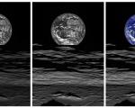 انتشار تصاویر بسیار زیبا از طلوع زمین در سطح ماه توسط ناسا