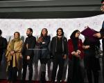 تصاویر طناز طباطبایی و هومن سیدی در فرش قرمز خشم و هیاهو در جشنواره فیلم فجر34