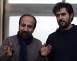 اصغر فرهادی و شهاب حسینی پشت صحنه فیلم «فروشنده»