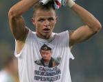 خشم ترکیه‌ از ورود فوتبالیست روس به زمین با تی‌شرت پوتین+ تصاویر