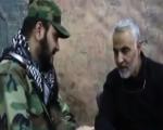 سردار سلیمانی در اتاق فرماندهی نبرد علیه داعش + فیلم
