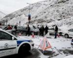 جاده هراز به دلیل بارش سنگین برف مسدود شد