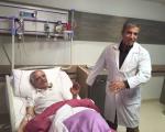 بازگشت پورحیدری به بیمارستان+تصاویر