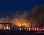 آتش‌سوزی 2 میلیون دلاری در ایندیاناپولیس آمریکا + عکس و فیلم
