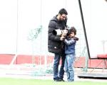 کوچک‌ترین عکاس ورزشی ایران (عکس)