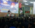 مراسم شب وداع شهید مدافع حرم در نکا برگزار شد