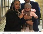 امیرمهدی ژوله در کنار همسر و دخترش + عکس