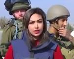 مزاحمت سربازان اسرائیلی حین گزارش خبرنگار زن +فیلم