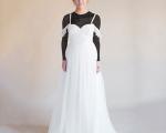 مدل لباس عروس بلند و ساده مارک دار 2015 -آکا
