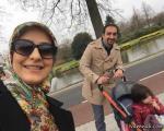 نیما کرمی و همسرش زینب زارع در هلند + عکس