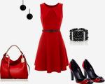 زیباترین ست های لباس زنانه با رنگ قرمز + عکس ست لباس