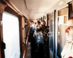 اذان شهید صیاد شیرازی در قطار +عکس