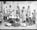 عکس/ بازار گوشت و سبزی در زمان قاجار