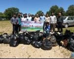 پاكسازی محیط زیست و جمع آوری زباله منطقه جنگلی میان وار توسط دانشجویان و اساتید