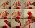 آموزش تصویری بافت با انگشتان دست