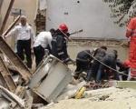ریزش ساختمان عبادتگاه کلیمیان در خیابان بهار شیراز/ نجات 16 نفر از میان آوار