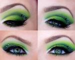 عکسهایی از مدلهای زیبای آرایش چشم رنگ سبز