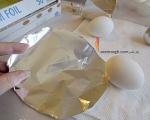 تزیین تخم مرغ سفره هفت سین با فویل های آلومینیومی!!