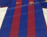 پیراهن فصل 17-2016 بارسلونا با حذف نام قطر+ عکس