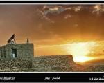 زیباترین طلوع خورشید را در امامزاده حمزه عرب بیجار ببینید