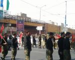 عکس/ تصاویری از حضور  یگان‌ویژه در خیابان ۱۷ شهریور