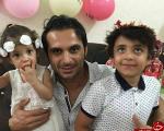 شرکت هادی نوروزی در جشن تولد فرزندش + عکس