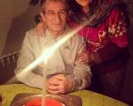 عکسی از جشن تولد دو نفره فاطمه معتمدآریا و همسرش