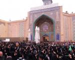 گزارش مراسم زائران ایرانی حرم امام علی (ع) در سالروز شهادت حضرت زهرا (س)+عکس