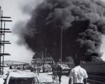 عکس/ صحنه ای از بمباران شهر اهواز در زمان جنگ تحمیلی